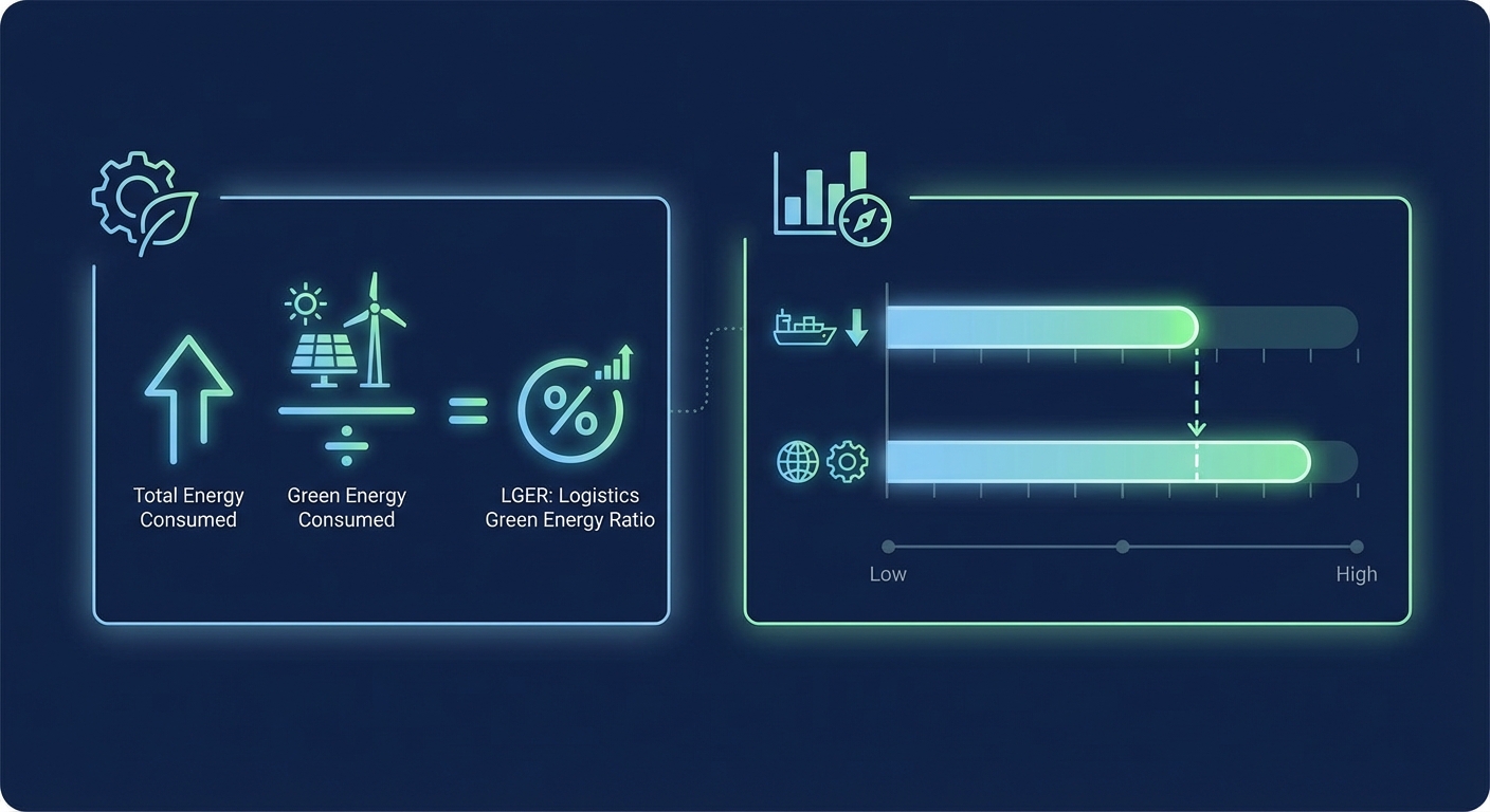 LGERの計算式と業界ベンチマークとの比較イメージ図