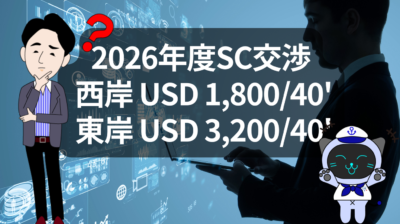 北米SC交渉2026年度｜西岸$1,800・東岸$3,200の着地点 | その他